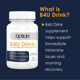 B4U Drink DAO Enzymes PLUS Liver Support for Histamine Intolerance