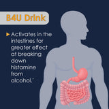 B4U Drink DAO Enzymes PLUS Liver Support for Histamine Intolerance