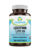 Livamed - Lecithin 1,200 mg Softgels 200 Count - Vitamins Emporium