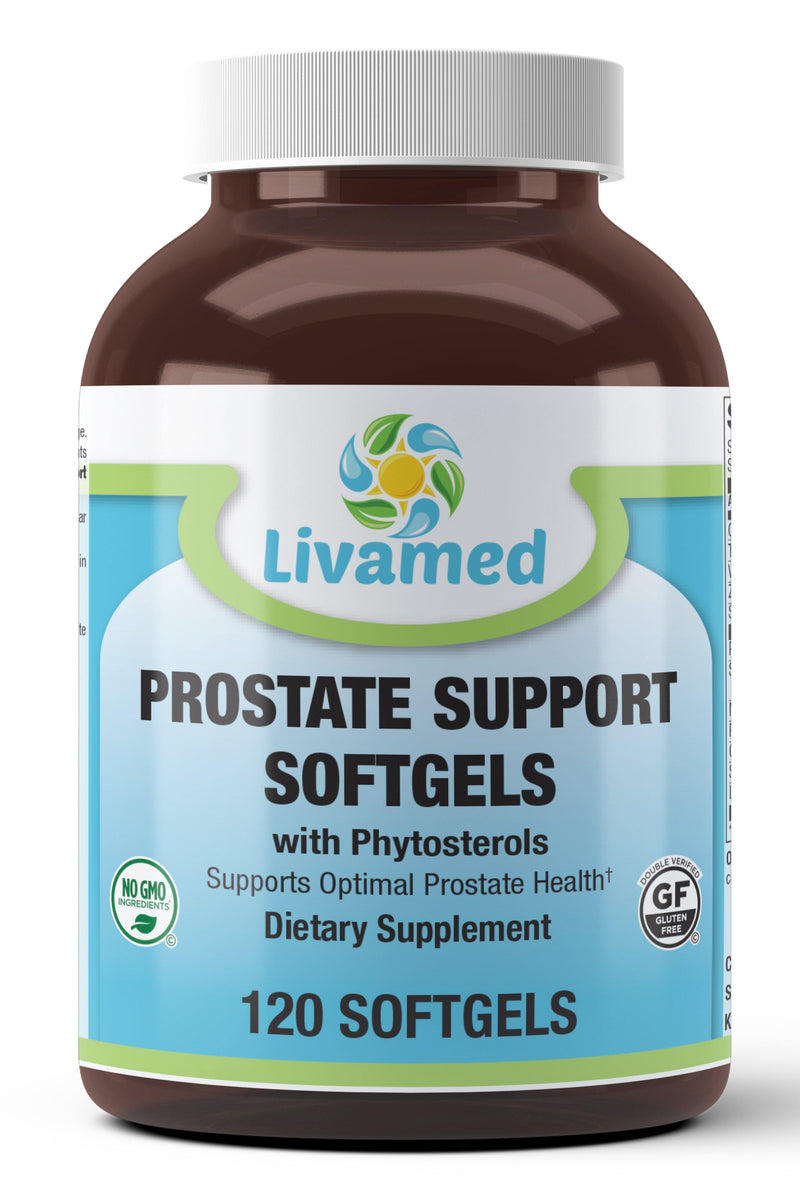 Livamed - Prostate Support Softgels with Phytosterols 120 Count - Vitamins Emporium