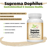 Suprema-Dophilus - 5 Billion CFU Probiotic - 8 Strains - Shelf Stable and Acid Resistant 60-Caps