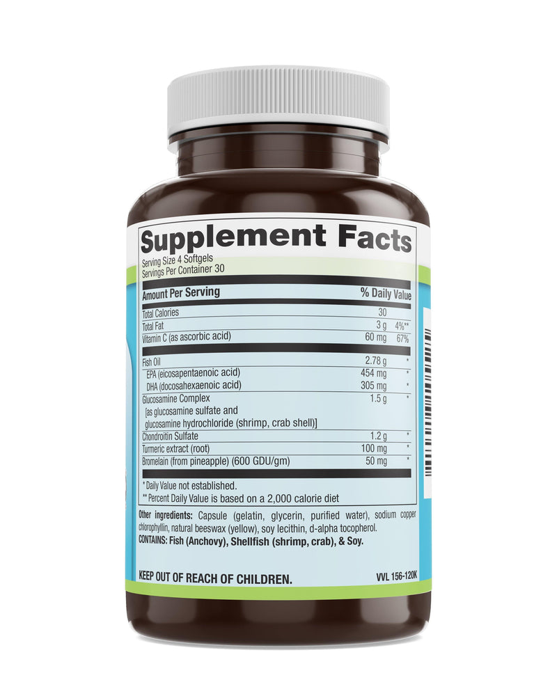 Livamed - Joint Support Softgels 120 Count - Vitamins Emporium