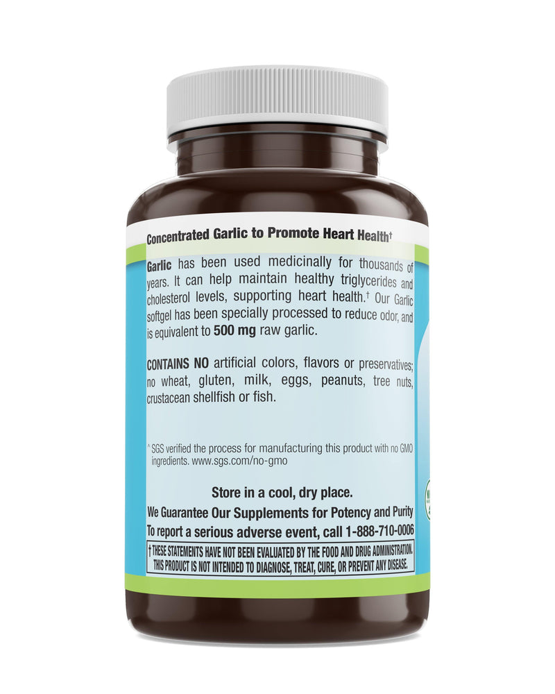 Livamed - Garlic 500 mg 100:1 Extract Odor-Reduced Softgels 250 Count - Vitamins Emporium