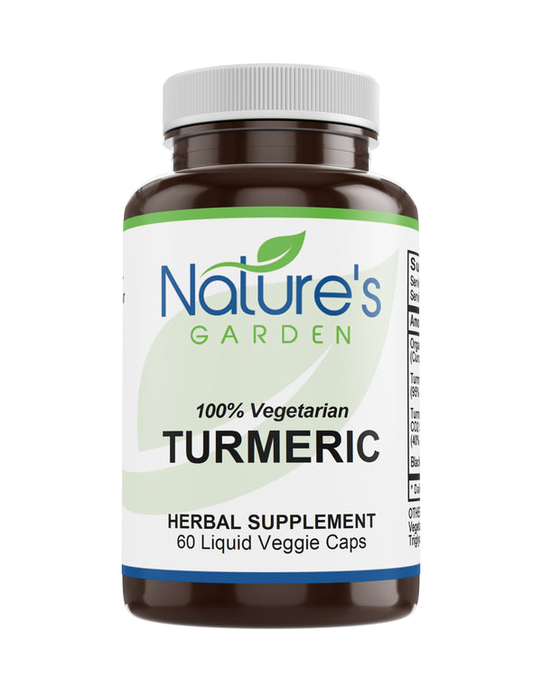 Nature's Garden -Turmeric  - 60 Liquid Veggie Caps