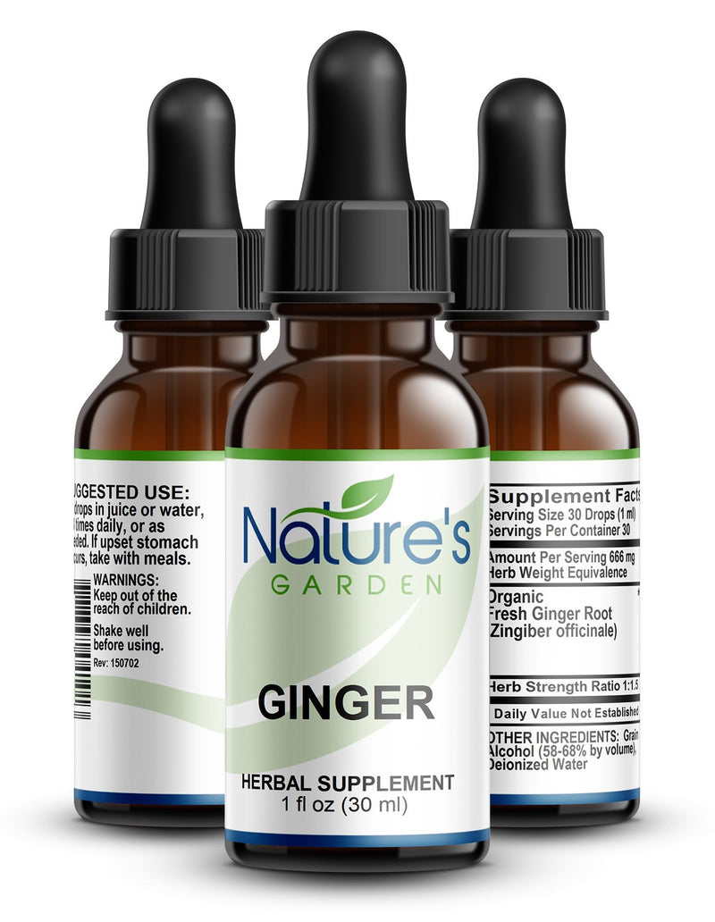 Ginger - 1 oz Liquid Single Herb