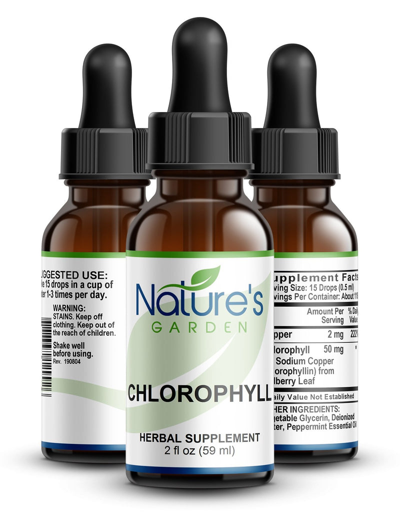 CHLOROPHYLL (Alcohol Free) - 2 oz Liquid Herbal Formula