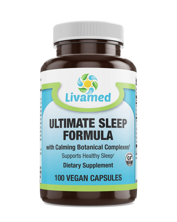 Livamed - Ultimate Sleep Formula Veg Caps 100 Count - Vitamins Emporium
