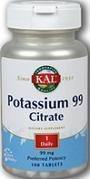 KAL 99 Mg Potassium Tablets, 100 Count - Vitamins Emporium
