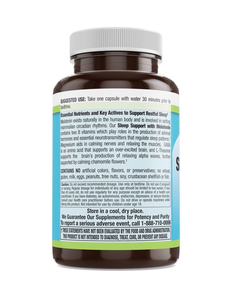 Livamed - Sleep Support with Melatonin Veg Caps 50 Count - Vitamins Emporium