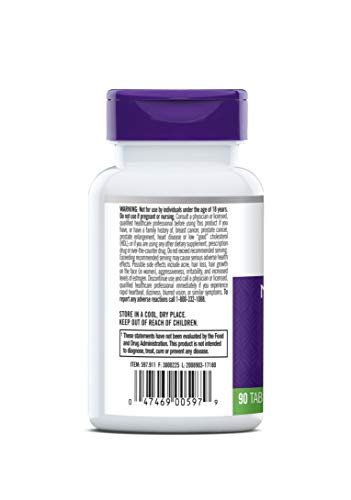 Natrol DHEA Tablets, Promotes Balanced Hormone Levels, 25mg, 90-Count