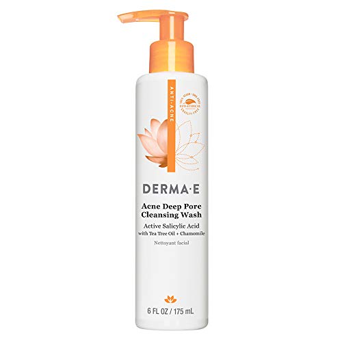 DERMA E Very Clear Acne Cleanser with Salicylic Acid & Anti-Blemish Complex 6 oz