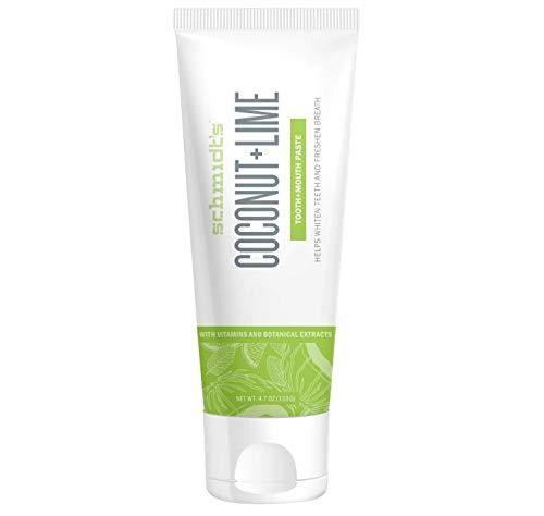 Schmidt's Coconut & Lime Toothpaste, 4.70 oz - Vitamins Emporium