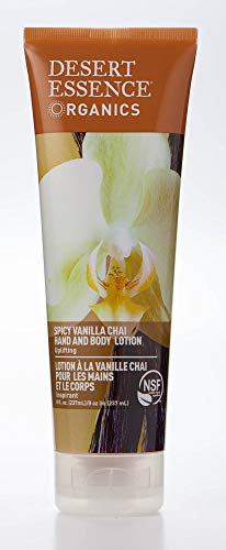 Desert Essence Spicy Vanilla Chai Hand & Body Lotion - 8 Fl Ounce