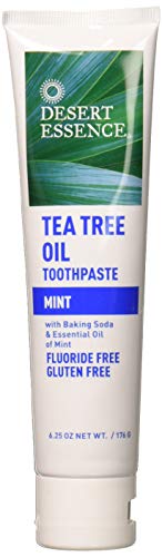 Desert Essence Tea Tree Oil Toothpaste - Mint - 6.25 Oz