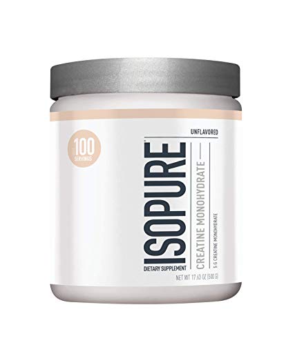 Isopure Unflavored Creatine Monohydrate Powder 500g