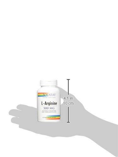 Solaray Free-Form L-Arginine, 500 mg, 100 Count - Vitamins Emporium