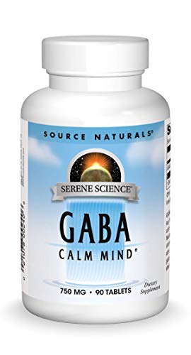 Source Naturals Serene Science GABA 750 mg Calm Mind - 90 Tablets