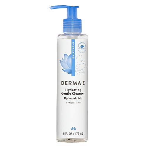 DERMA-E DERMA E Hydrating Gentle Cleanser with Hyaluronic Acid Clinically Proven Gentle Facial Wash, Papaya, 6 Fl Oz