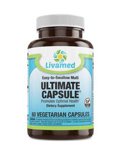 Livamed - Ultimate Capsule® Multivitamin Multimineral Complete Veg 60 Count - Vitamins Emporium