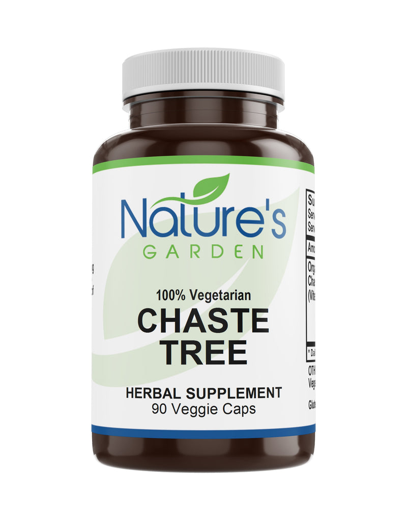 Chaste Tree - 90 Veggie Caps with 400mg Organic Chasteberry