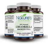 Chlorella - 90 Veggie Caps with Organic Chlorella Vulgaris Powder