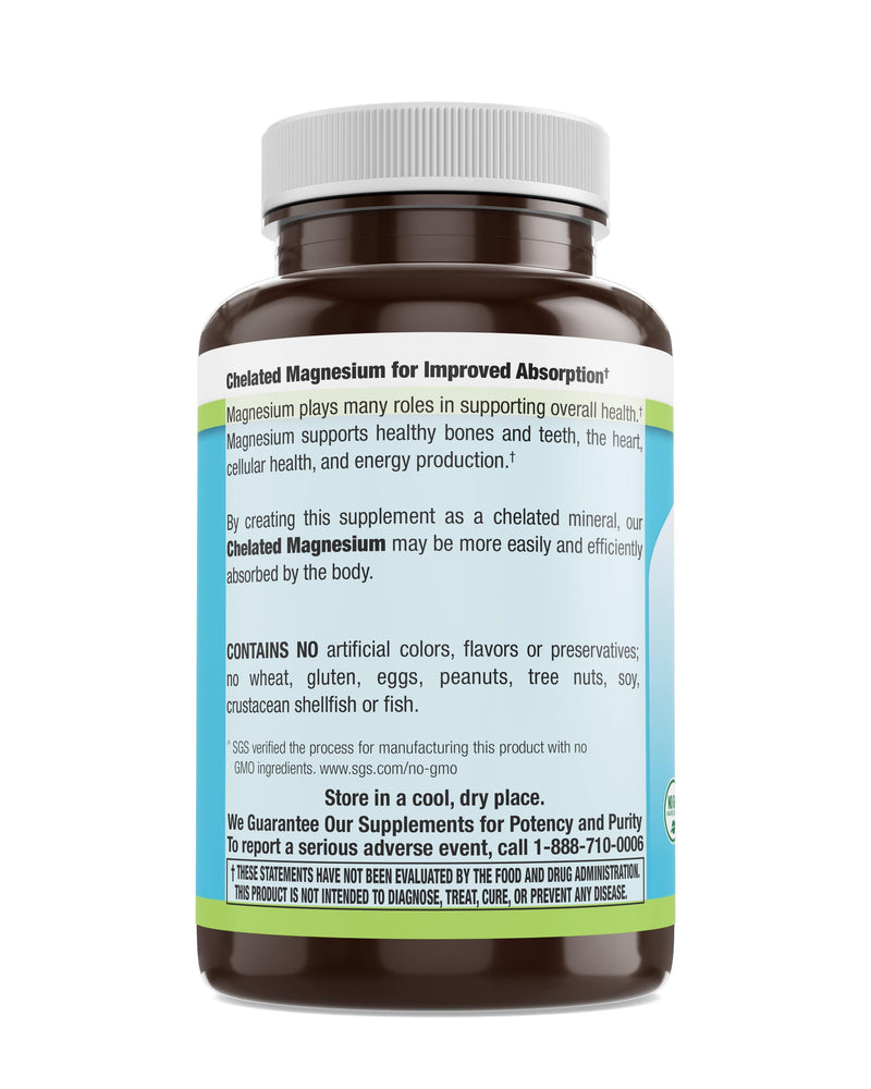 Livamed - Chelated Magnesium 250 mg Tabs 180 Count - Vitamins Emporium