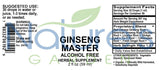 GINSENG MASTER (Alcohol Free) - 2 oz Liquid Herbal Formula