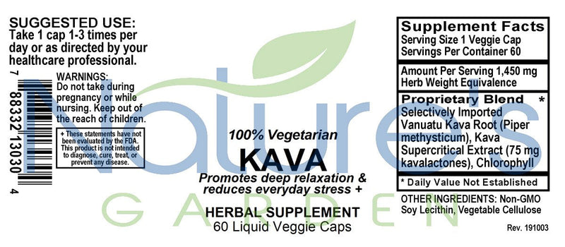 Kava  - 60 Liquid Veggie Caps