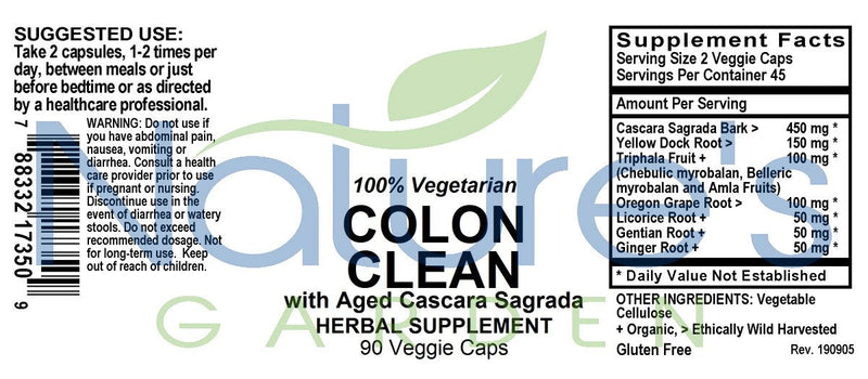 Colon Clean - 90 Veggie Caps