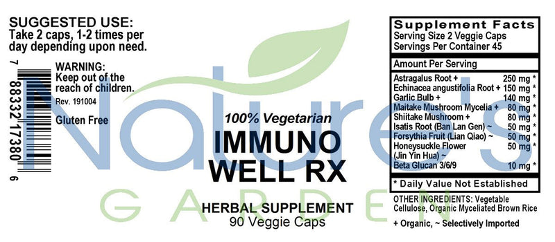 Immuno Well RX  - 90 Veggie Caps