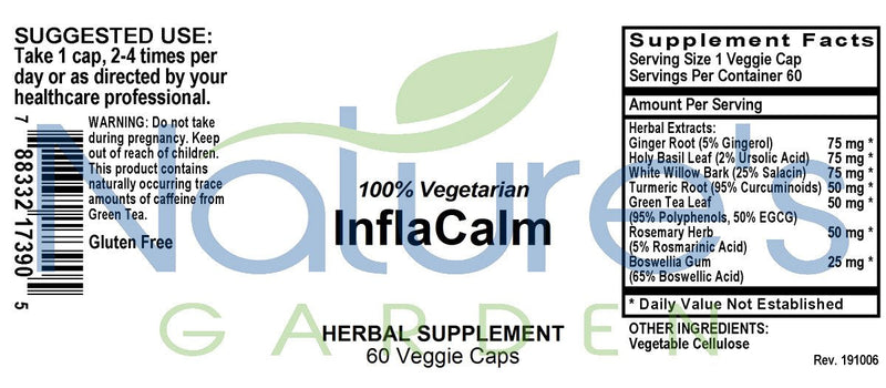 InflaCalm  - 60 Veggie Caps