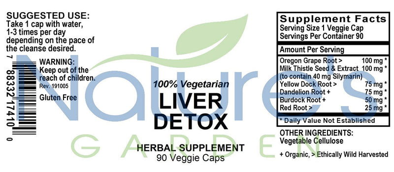 Liver Detox  - 90 Veggie Caps