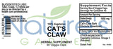Cat's Claw Bark - 90 Veggie Caps with Peruvian Cats Claw Uncaria Tomentosa Herb