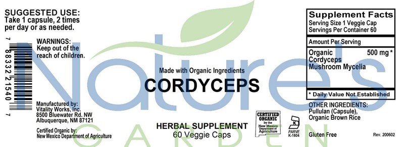 Cordyceps - 60 Veggie Caps