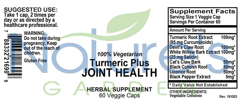 Turmeric Plus Joint Health - 60 Veggie Caps