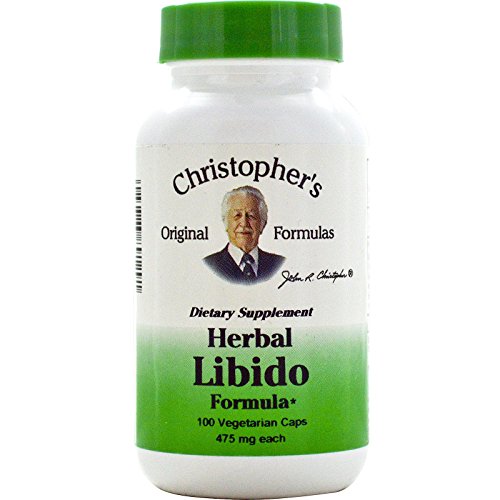 Christopher's Herbal Libido Formula - 475 mg - 100 Vegetarian Capsules