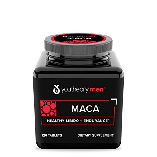 Youtheory Men's Maca Advanced with Peruvian Ginseng, 120 Count (1 Bottle)