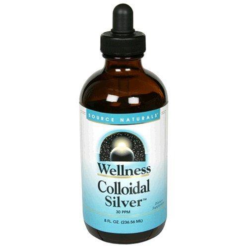 Source Naturals Wellness Colloidal Silver Liquid Subligual Pure, Premium Silver Mineral Supplement - 8 oz - Vitamins Emporium