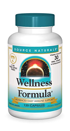Source Naturals Wellness Formula Bio-Aligned Vitamins & Herbal Defense - Immune System Support Supplement & Immunity Booster - 120 Capsules