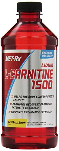 MET-Rx Liquid L-Carnitine 1500, Natural Lemon Flavor, 16 oz.