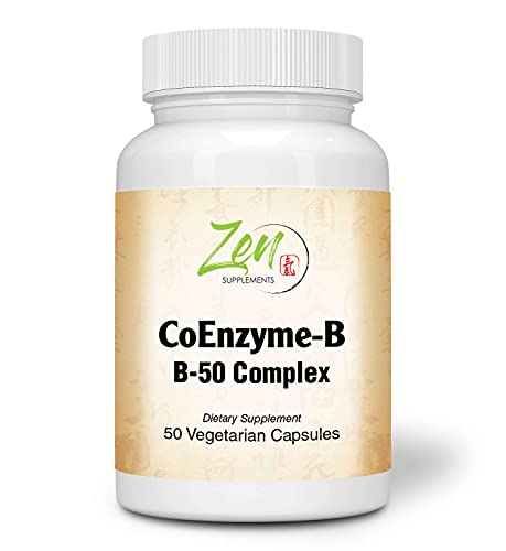 Complete B-Complex 50 - Full-Spectrum B Vitamin Supplement with Folic Acid, Biotin, Coenzyme B Complex- for Immune & Cardio Health, Energy Metabolism – 50 VCaps