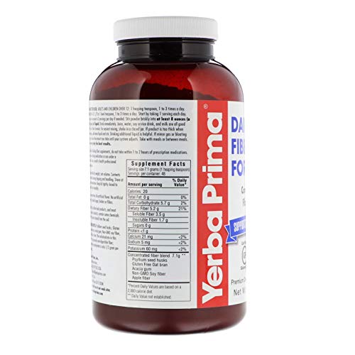 Daily Fiber Formula Regular Powder - 12 oz (Pack of 2)