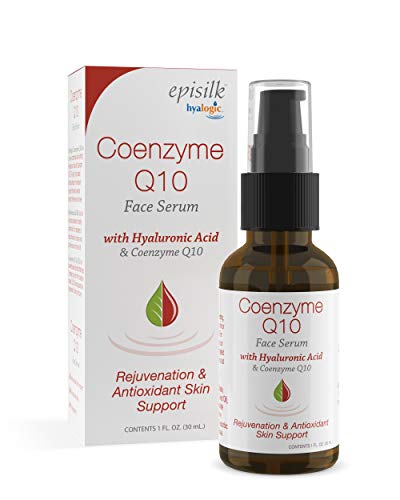 Hyalogic Episilk Coenzyme Q10 Serum w/ Hyaluronic Acid for Collagen Support | Visible Firming Facial Serum For Dry Skin | Skin Rejuvenation - Antioxidant Serum (1 fl oz)