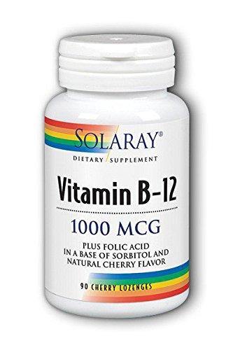 Solaray - Vitamin B-12 1000mcg Solaray 90 Lozenge - Vitamins Emporium