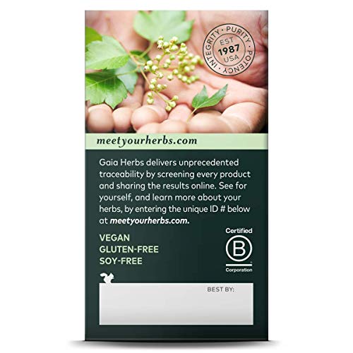 Gaia Herbs Hair, Skin & Nail Support, Vegan Liquid Capsules, 60 Count - Growth Nutrients & Antioxidants to Support a Natural Glow