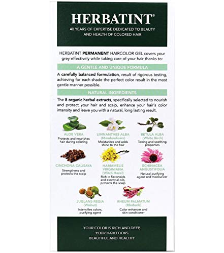 Herbatint Permanent Haircolor Gel, FF1 Henna Red, 4.56 Ounce