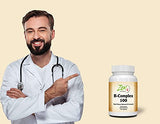 Advanced B Complex Vitamin Supplement - Full-Spectrum B Vitamin with Folic Acid, Biotin, Inositol - 100 Tablets