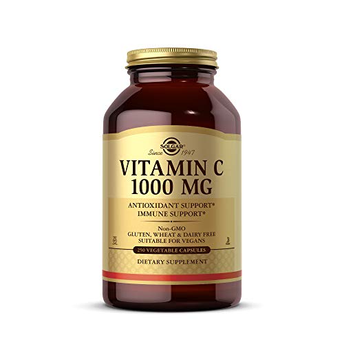 Solgar Vitamin C 1000 mg, 250 Vegetable Capsules
