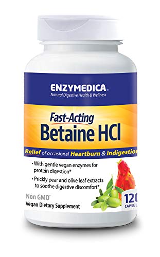 Enzymedica, Berberine HCl, Heartburn and Indigestion Support, 120 Capsules