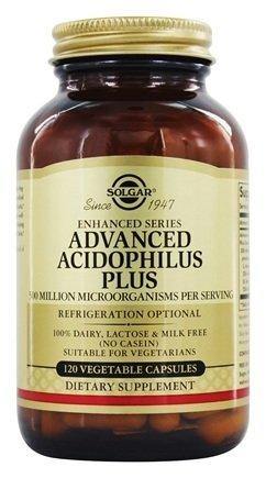 Solgar - Advanced Acidophilus Plus, 120 Vegetable Capsules - Vitamins Emporium